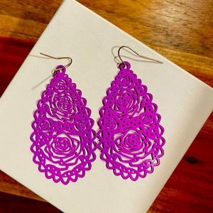 Urban Outfitters Purple Statement Earrings
